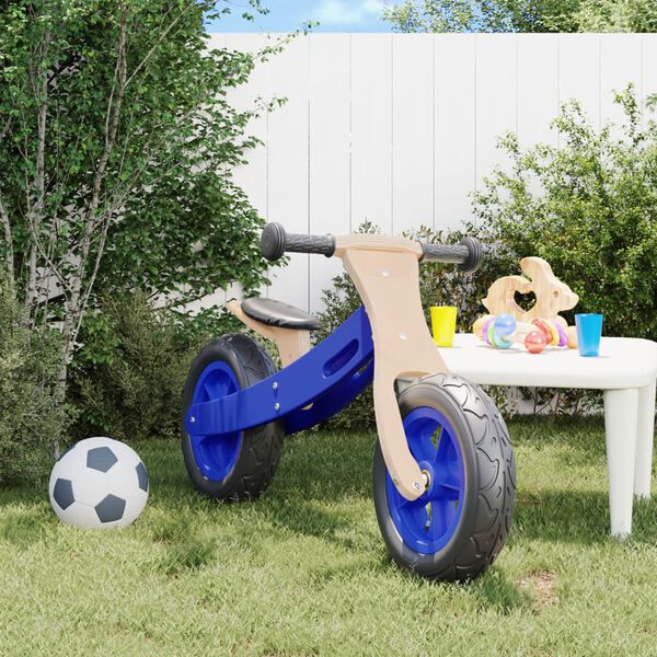 vidaXL Balance Bike for Children with Air Tyres Blue