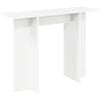 vidaXL Console Table White 100 x 30 x 75 cm Engineered Wood