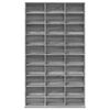 vidaXL CD Cabinet Grey Sonoma 102x23x177.5 cm Engineered Wood