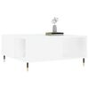 vidaXL Coffee Table White 80x80x36.5 cm Engineered Wood