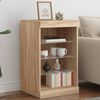 vidaXL Sideboard with LED Lights Sonoma Oak 41x37x67 cm