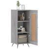 vidaXL Sideboard Grey Sonoma 34.5x34x90 cm Engineered Wood