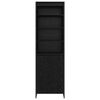 vidaXL Tall Cabinets 2 pcs Black Oak 60 x 36 x 200 cm Engineered Wood