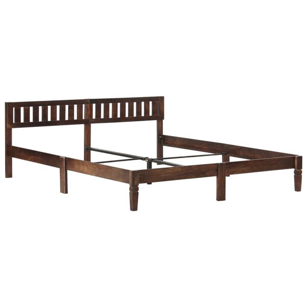 vidaXL Bed Frame without Mattress Solid Mango Wood 180 cm