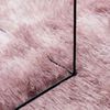 vidaXL Shaggy Rug High Pile NAVARRA Dusty Pink 100x100 cm Polyester