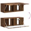 vidaXL TV Cabinet Set Wall-mounted 5 pcs Old Wood Engineered Wood