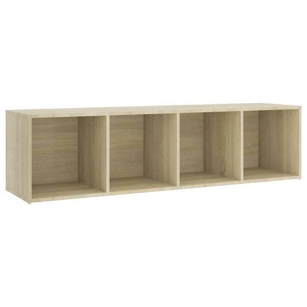 vidaXL TV Cabinets 3 pcs Sonoma Oak 142.5x35x36.5 cm Engineered Wood