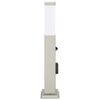 vidaXL Bollard Light with Sensor&Outlet 50 cm Stainless Steel IP44