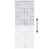 vidaXL Shower Roller Blind 80x240 cm Square