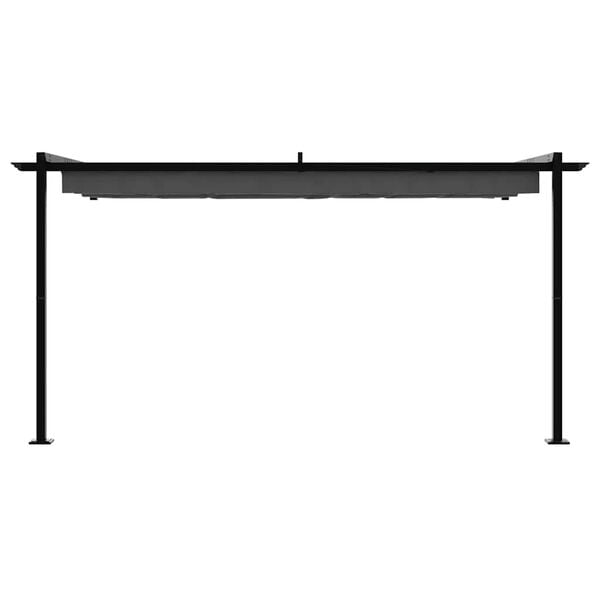 vidaXL Gazebo Anthracite 400 x 300 x 200 cm Polyester