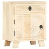 vidaXL Bedside Cabinet 40x30x50 cm Solid Mango Wood