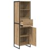 vidaXL Book Cabinet Artisian Oak 43 x 36 x 150.5 cm Engineered Wood
