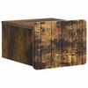 vidaXL Wall-Mounted Bedside Cabinet Smoked Oak 33 x 34.5 x 24 cm