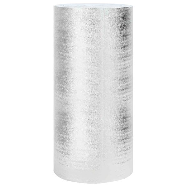 vidaXL Radiator Heat Reflector Silver 5 x 1 m Polyethylene