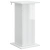 vidaXL Plant Stand High Gloss White 30.5 x 30 x 60.5 cm