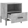 vidaXL Bedside Cabinets 2 pcs Concrete Grey 40x35x47.5 cm Engineered Wood
