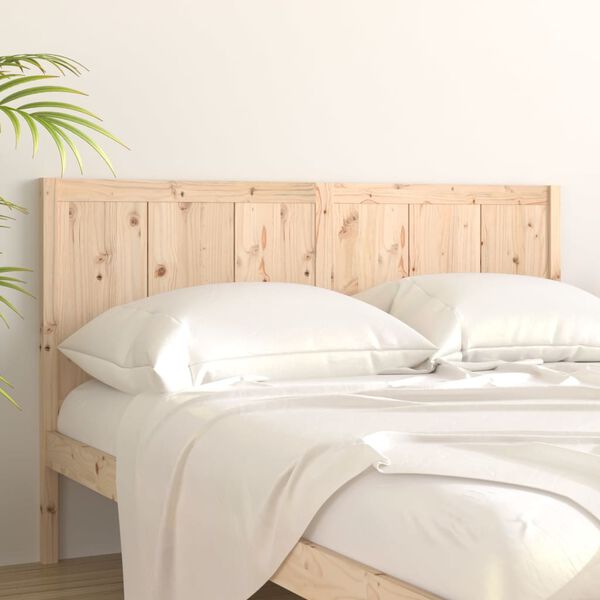 vidaXL Bed Headboard 125.5x4x100 cm Solid Pine Wood