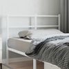 vidaXL Metal Headboard White 120 cm