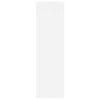 vidaXL Shoe Cabinet High Gloss White 63x24x81 cm Engineered Wood