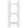 vidaXL Book Cabinet/Room Divider White 41x35x91 cm Solid Wood Pine