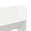 vidaXL Wall Shoe Cabinet White 80x18x60 cm Engineered Wood