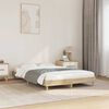 vidaXL Bed Frame without Mattress Sonoma Oak 120x200 cm Engineered Wood