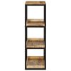 vidaXL Bookcase Brown 70 x 35 x 110 cm Solid Mango wood