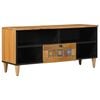 vidaXL TV Cabinet Natural 100 x 33.5 x 46 cm Solid Mango Wood