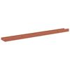 vidaXL Wall Shelf with Shelf 2 pcs Red 80 x 9 x 3 cm Engineered Wood