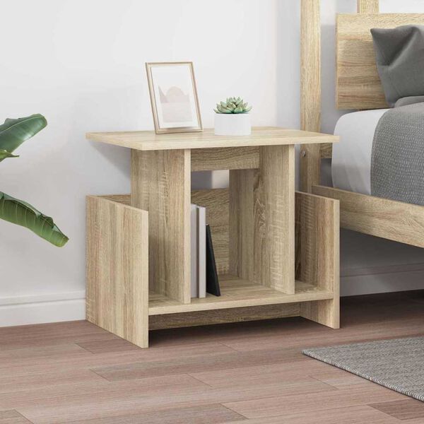 vidaXL TV Stand Sonoma Oak 50 x 35 x 45 cm Engineered Wood