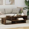 vidaXL Coffee Table Smoked Oak 105 x 50 x 32.5 cm Engineered Wood