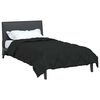 vidaXL Full Year Duvet Black 220 x 155 cm Microfiber