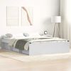 vidaXL Bed Frame without Mattress White 120x200 cm