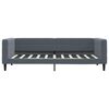 vidaXL Day Bed without Mattress Dark Grey 90x190 cm Single Velvet
