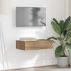 vidaXL TV Cabinet with LED Lights Artisan Oak 60x35x15.5 cm