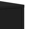 vidaXL Bathroom Cabinet Black 30x30x183.5 cm Engineered Wood