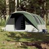 vidaXL Family Tent Tunnel 7-Person Green Waterproof