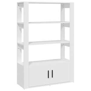 vidaXL Sideboard White 80x30x119.5 cm Engineered Wood