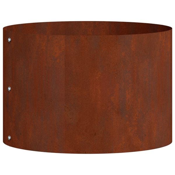 vidaXL Planter Ring Brown 30 x 30 x 20 cm Weathering Steel