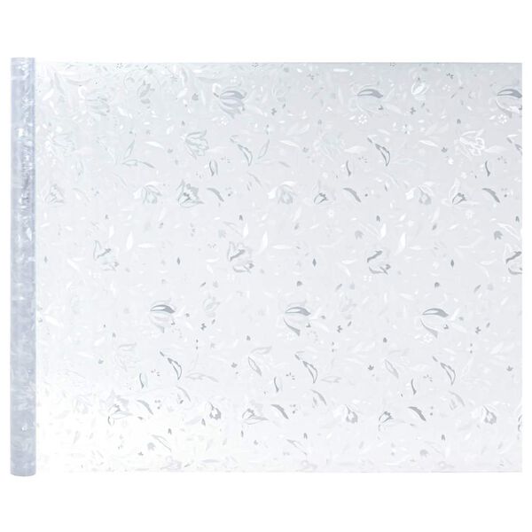 vidaXL Window Films 4 pcs Frosted Flower Pattern PVC