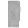 vidaXL Wall Cabinet Concrete Grey 60x31x70 cm Engineered Wood