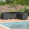 vidaXL Furniture Cover Black