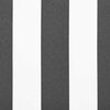 vidaXL Awning Replacement Fabric Anthracite and White 380 x 195 cm