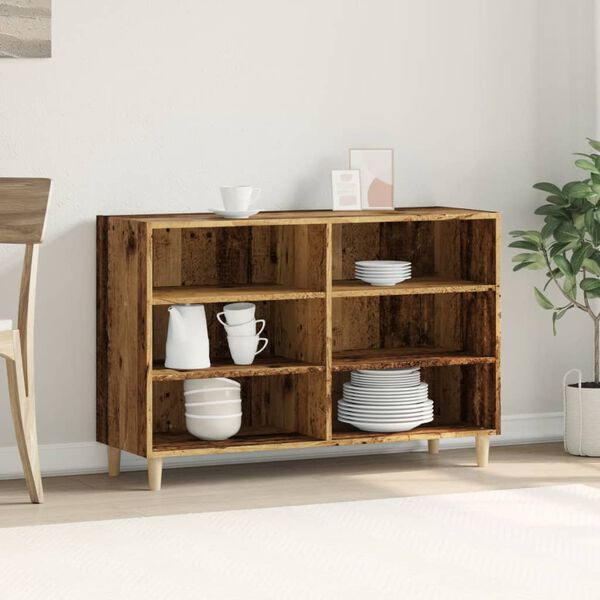 vidaXL Sideboard Old Wood 103.5x35x70 cm Engineered Wood