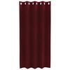 vidaXL Blackout Curtains 2 pcs Wine Red 140 x 175 cm Velvet
