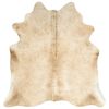 vidaXL Real Cowhide Rug Beige 180x220 cm