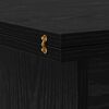 vidaXL Coffee Table Black Oak 55 x 54.5 x 45 cm Engineered wood