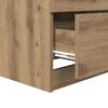 vidaXL Bedside Cabinet with Drawer 2 pcs Artisan Oak 45 x 39 x 50cm