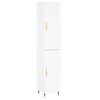 vidaXL Highboard White 34.5x34x180 cm Engineered Wood