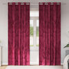 vidaXL Velvet Curtains 2 pcs Wine red 245 x 140 cm Velvet